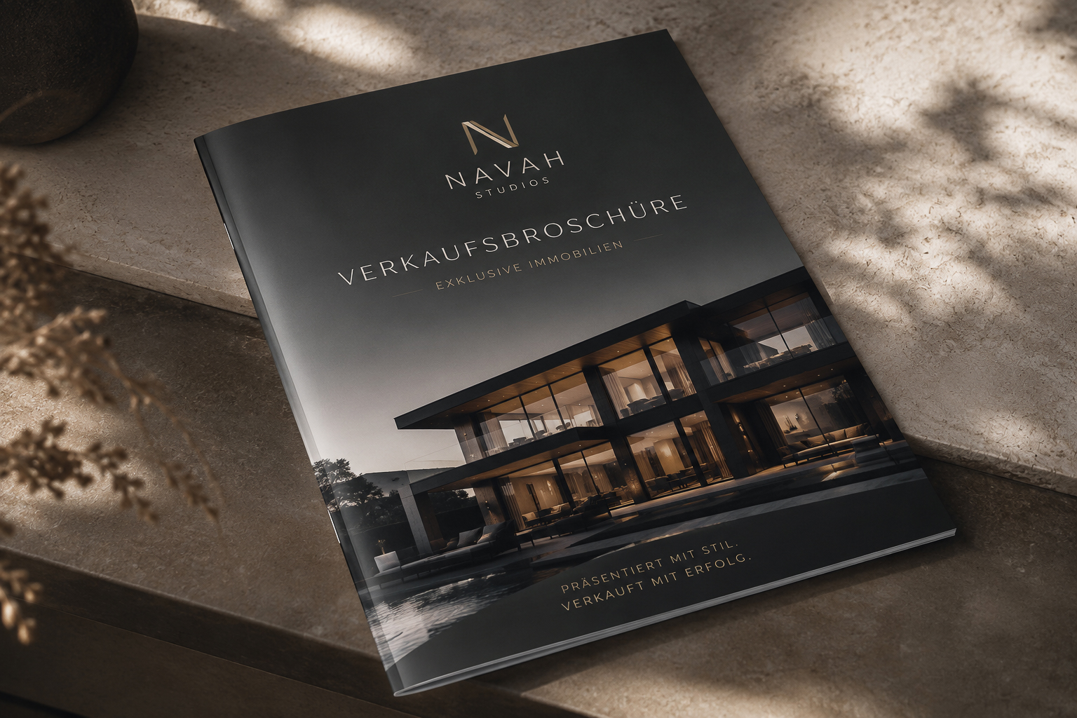 Hochwertige Printmedien und Exposés von NAVAH Studios